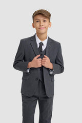Boys Malibu Charcoal Suit