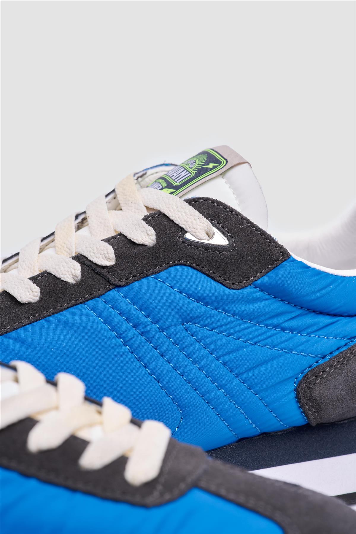 International Runner Blue Lightweight Nylon Trainer