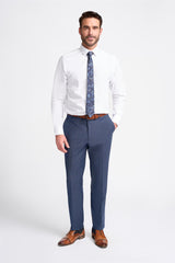 Bond Navy Check Trouser