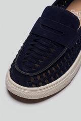 Boys Troy Navy Loafers