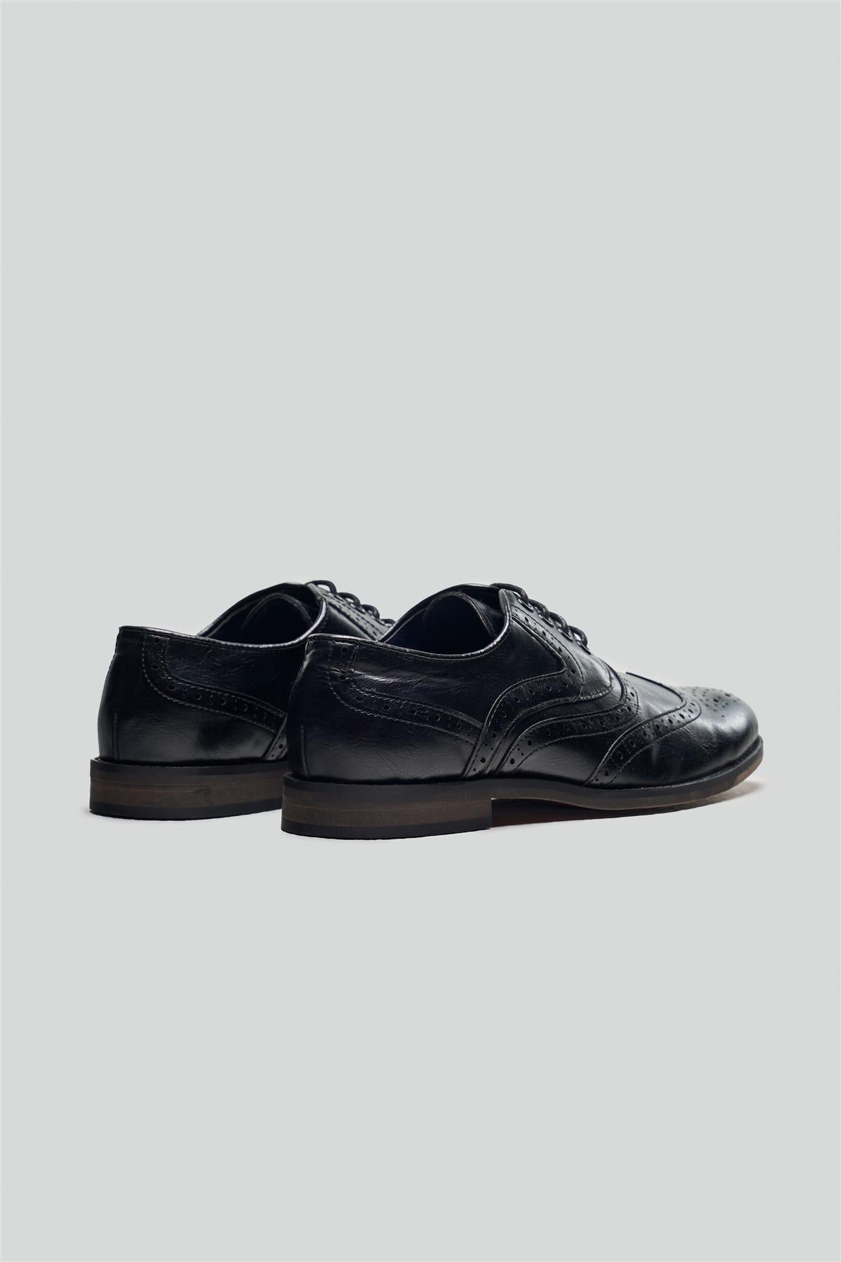 Boys Russel Black Shoes