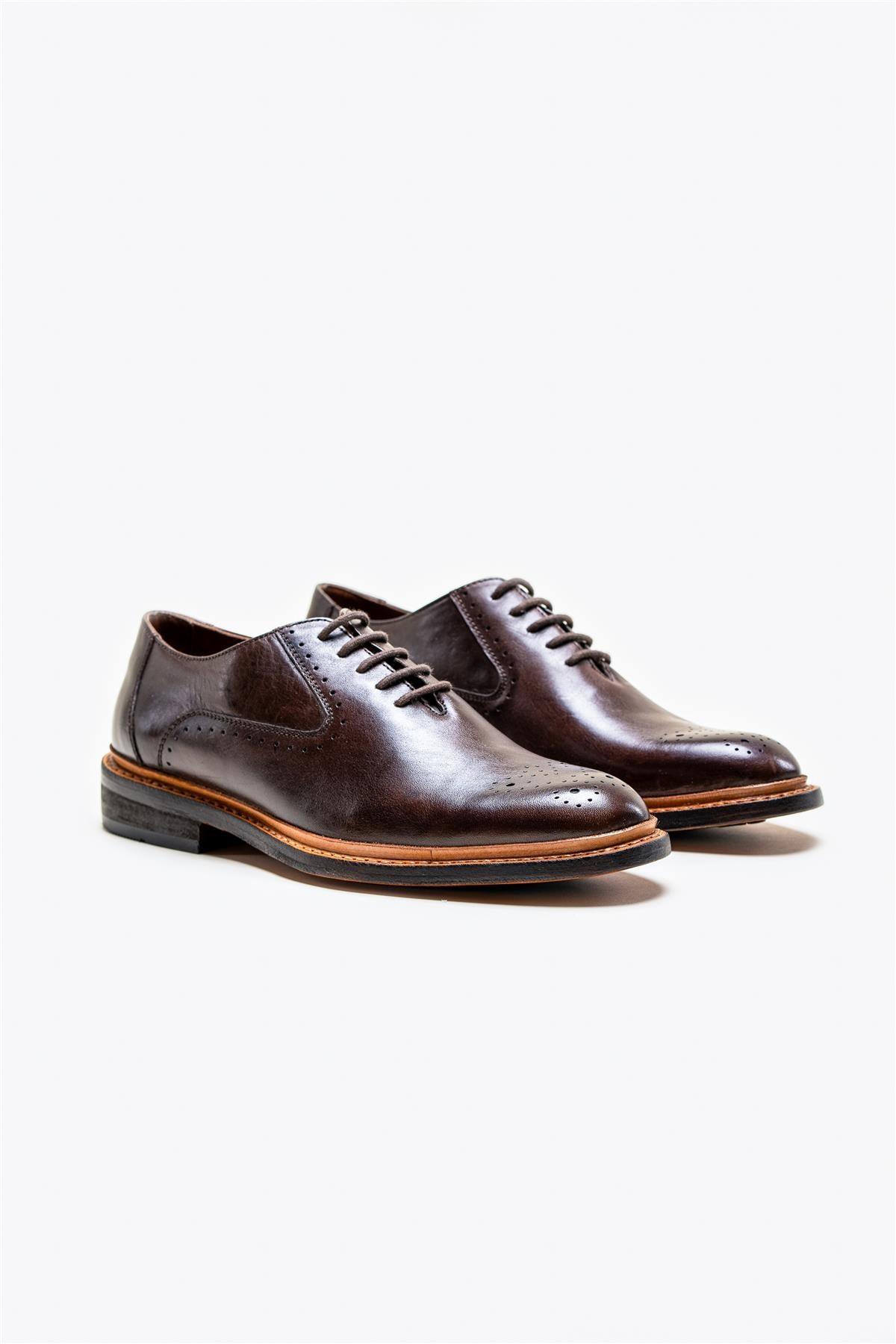 Brentwood brown shoes front