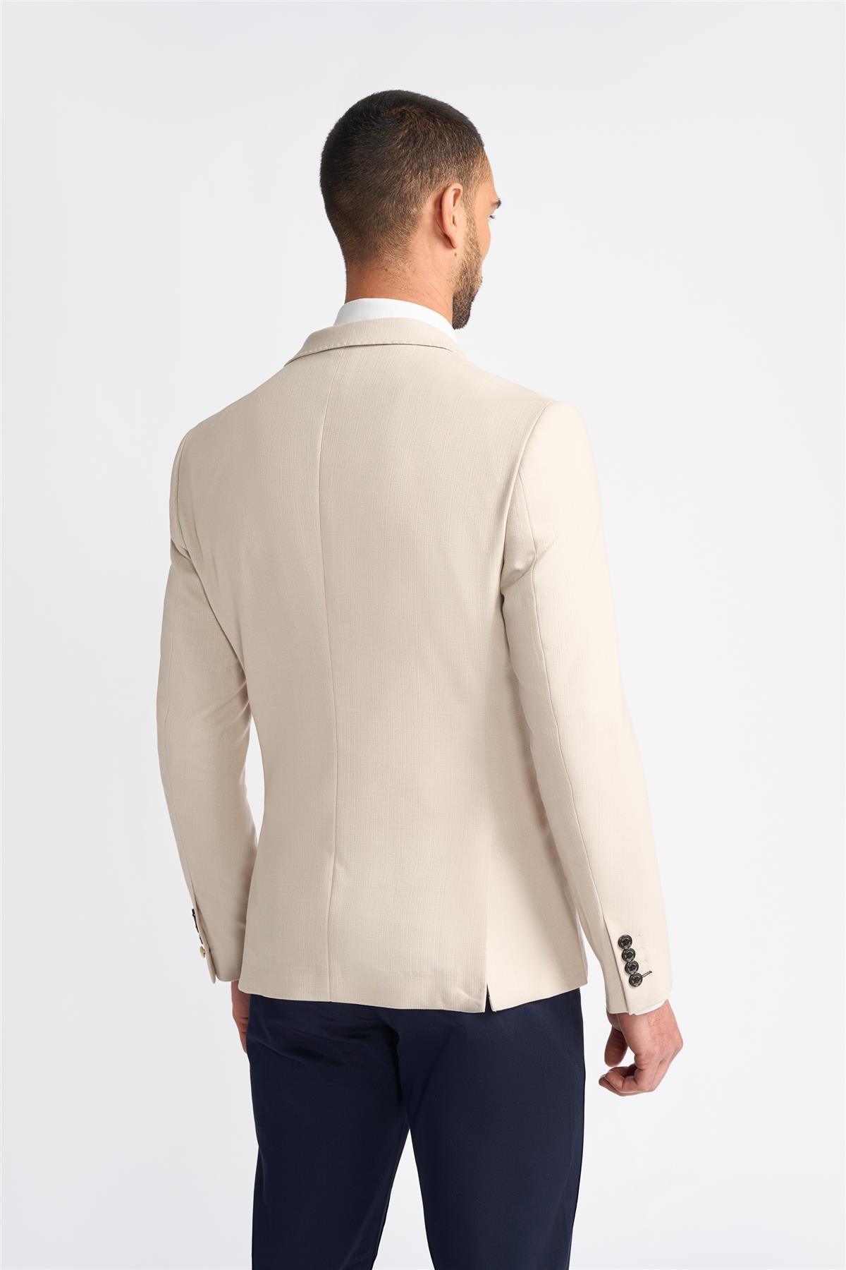 Romeo Beige Blazer Back