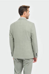 Camden Sage Three Piece Suit - House of Cavani