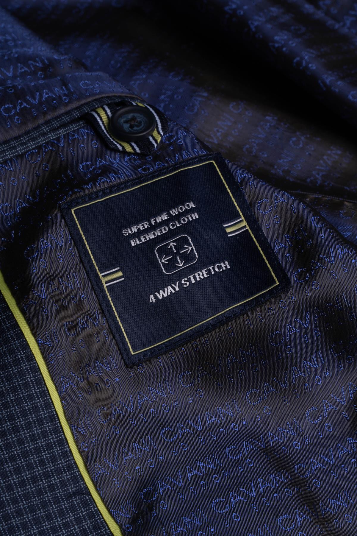 Bond Navy Check Blazer