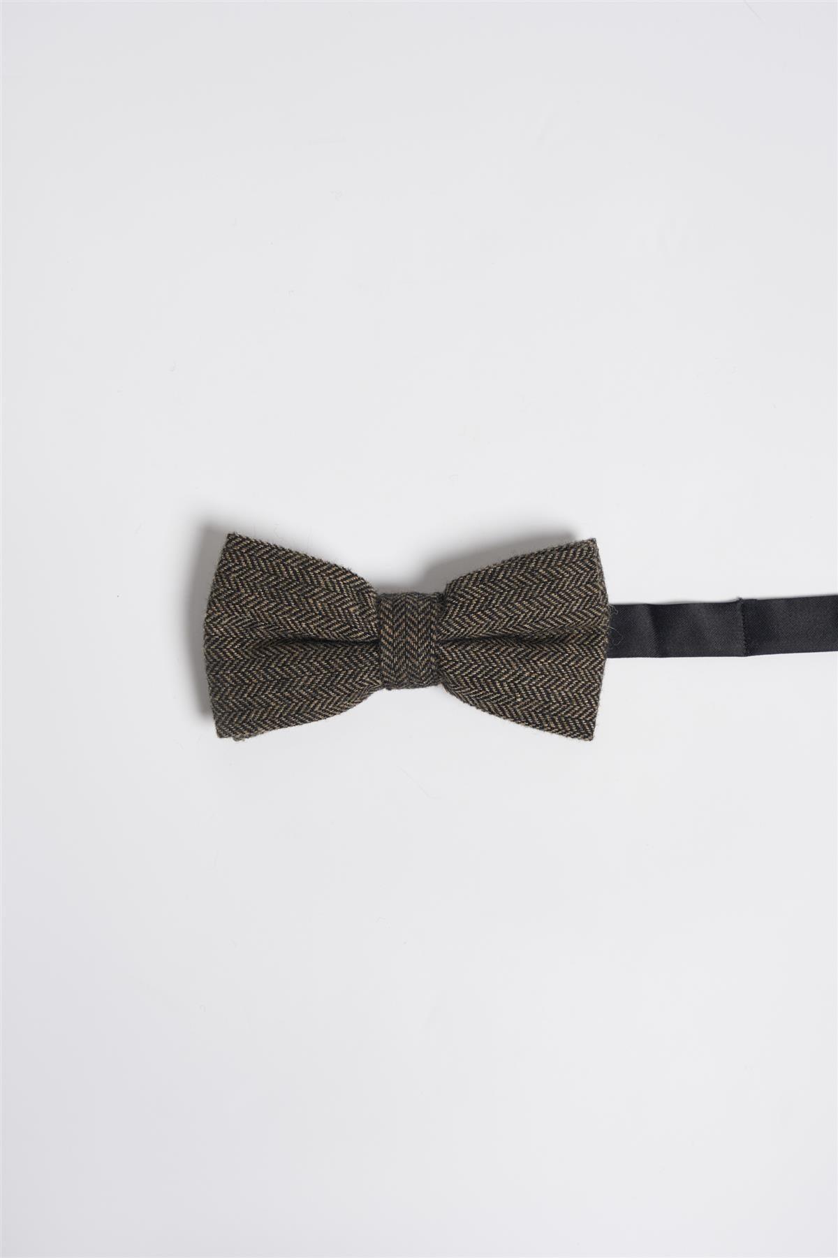 Martez Bow Tie Set Brown