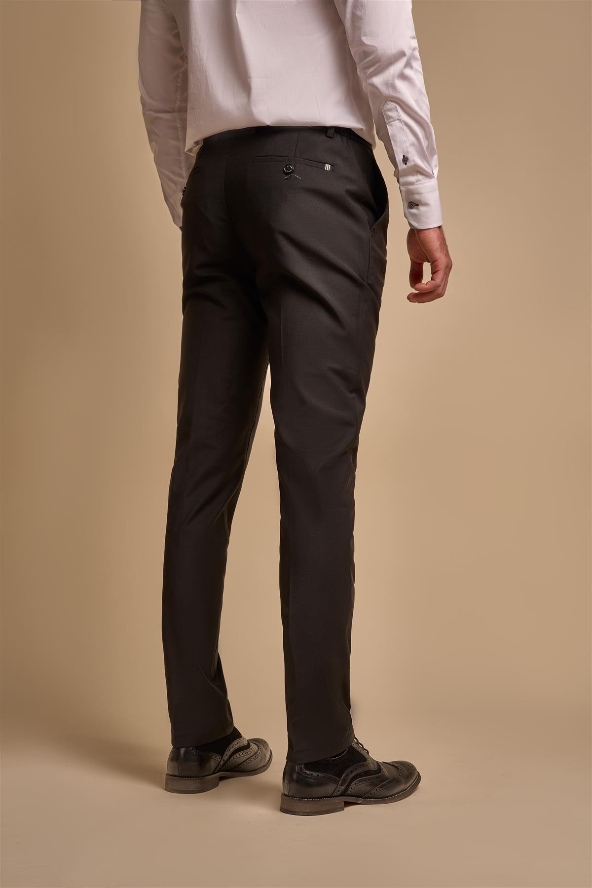 amadeus black trouser back