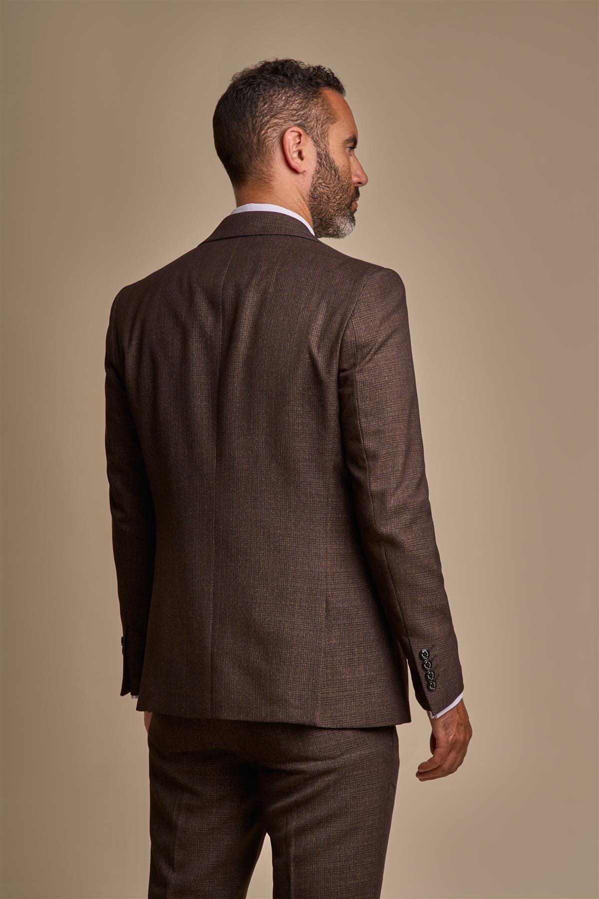 Caridi Brown Blazer Back