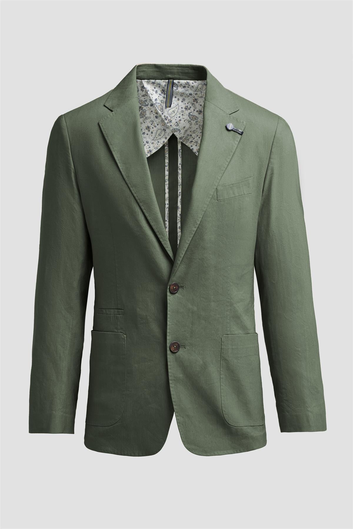 Luca Sage Blazer - House of Cavani