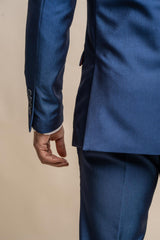 Ford Blue Three Piece Suit Back Detail