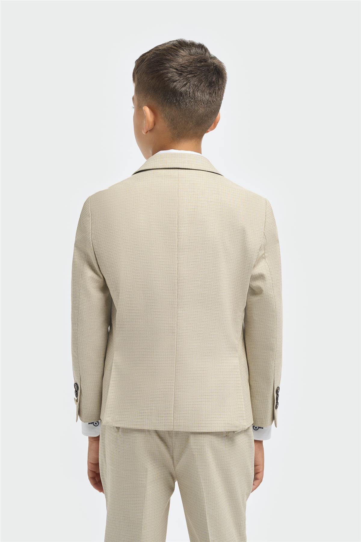 Boys Hampton Beige Suit