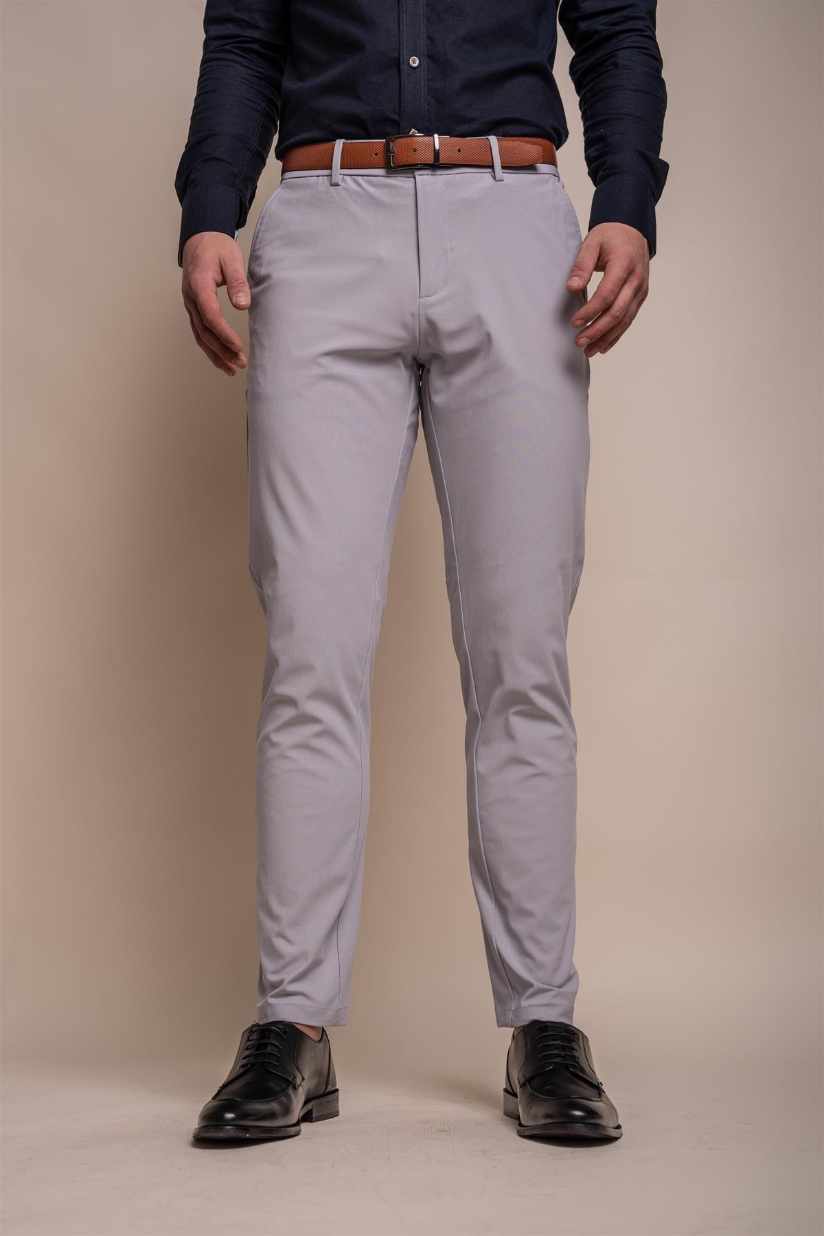 Reed grey trouser front