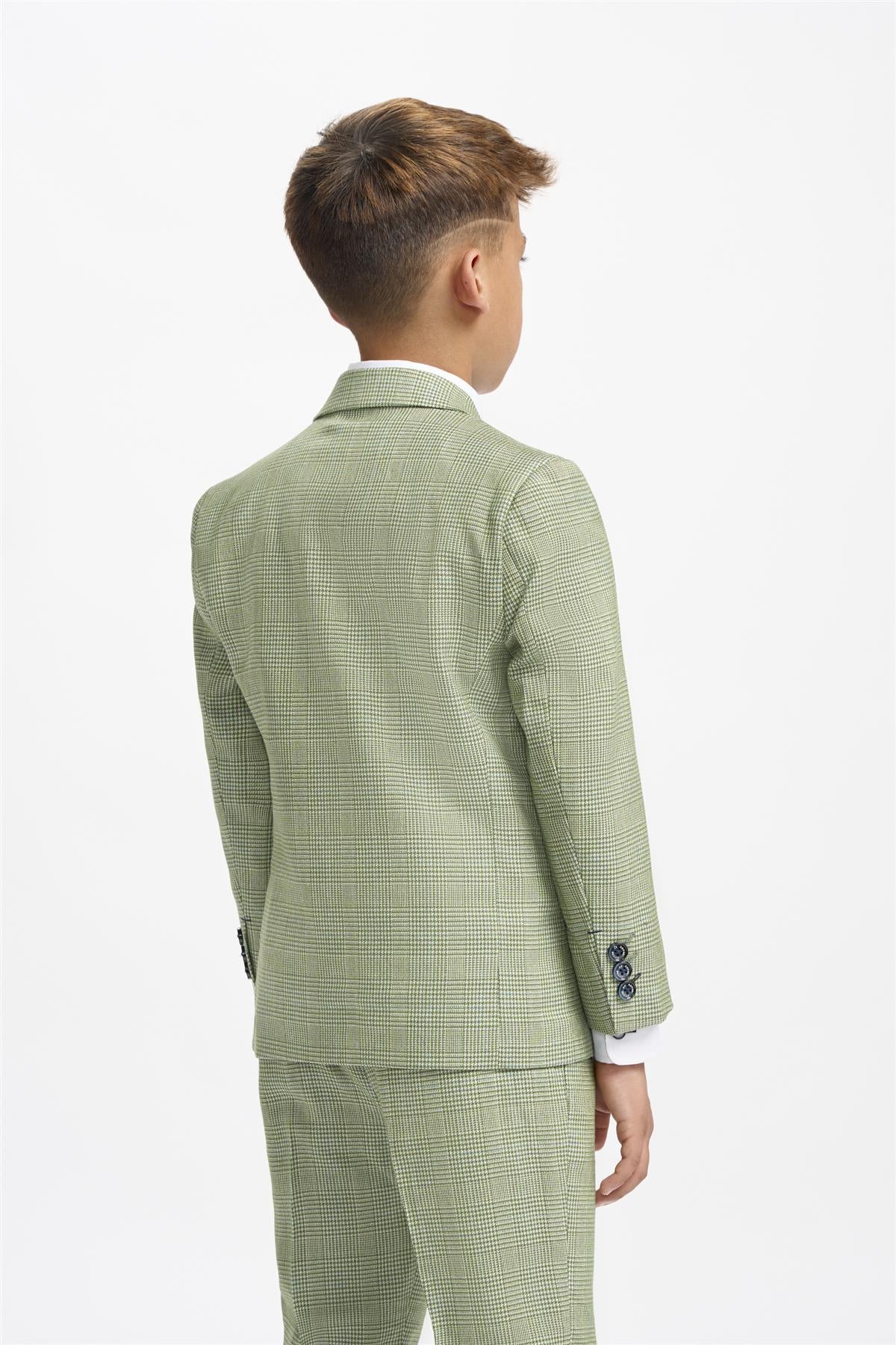 Boys Caridi Sage Blazer Back