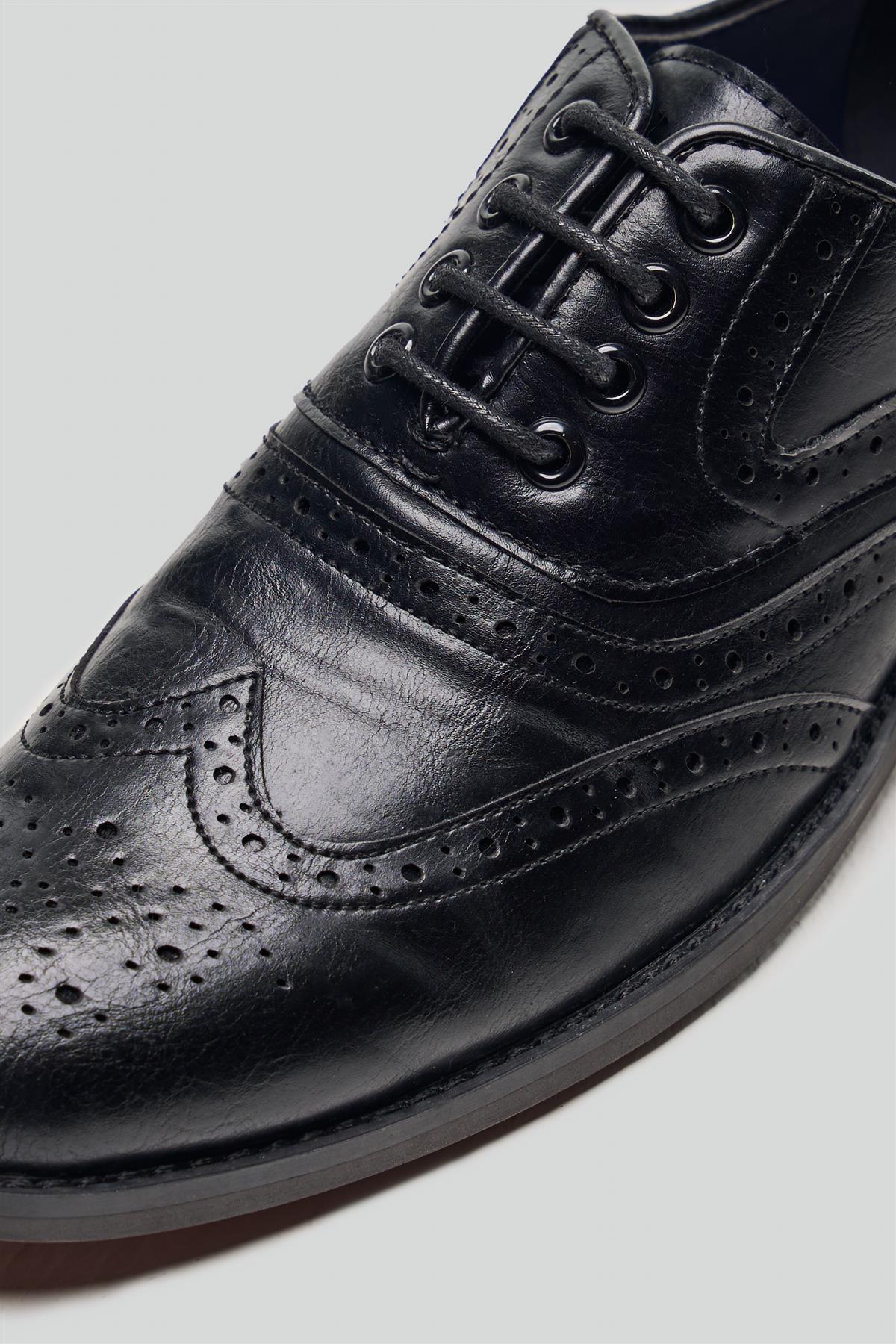 Boys Russel Black Shoes