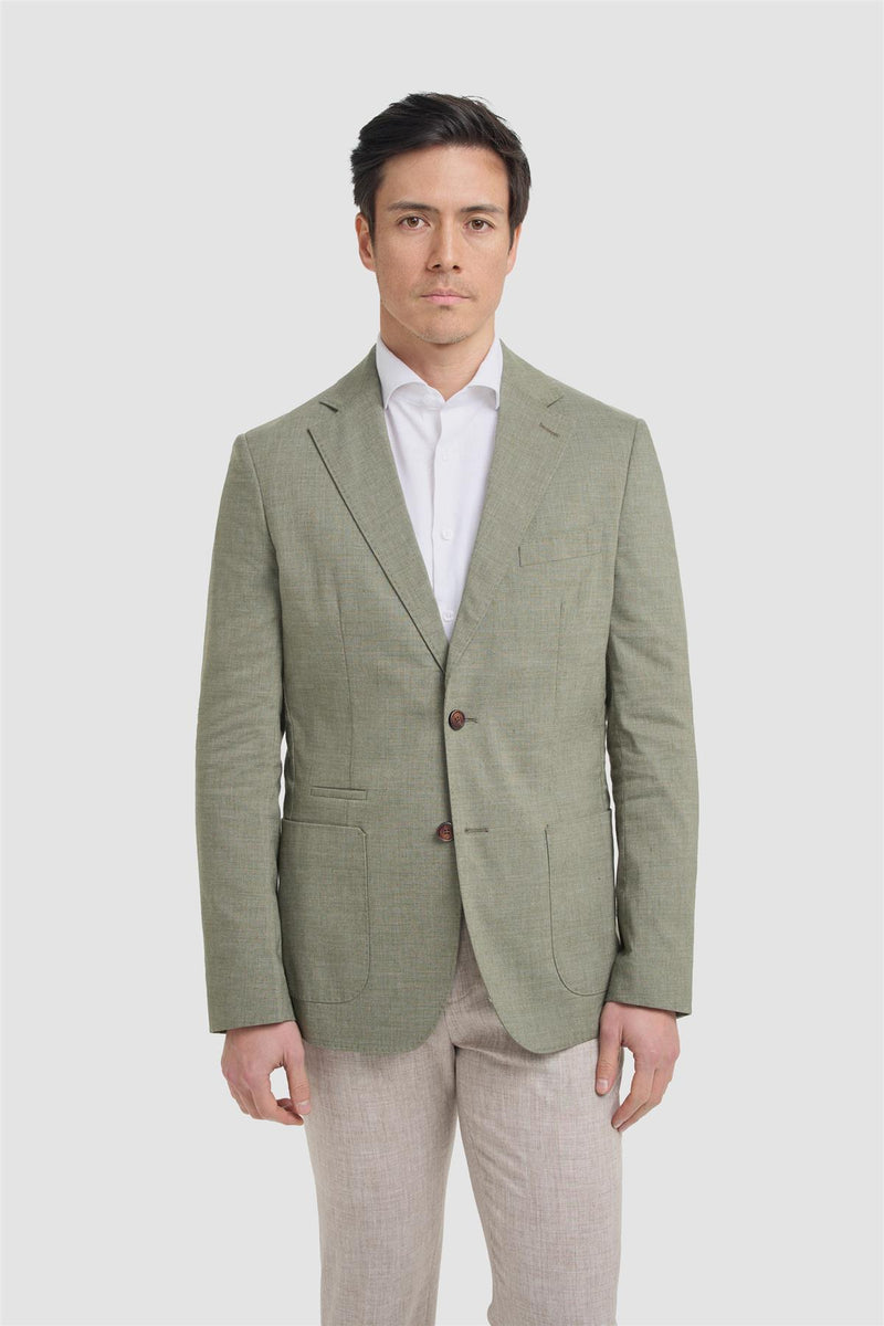 Luca Sage Blazer - House of Cavani