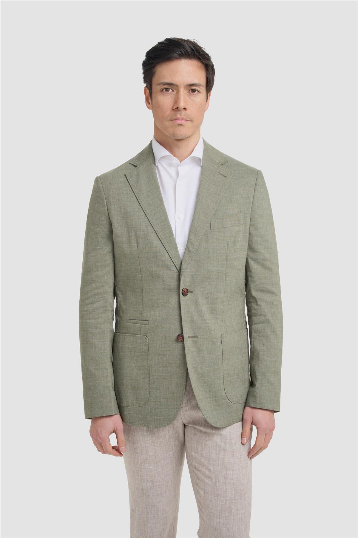 Luca Sage Blazer - House of Cavani