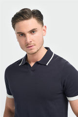 Enrico Navy Polo