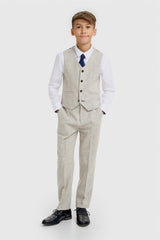Boys Thomas Pearl Grey Suit