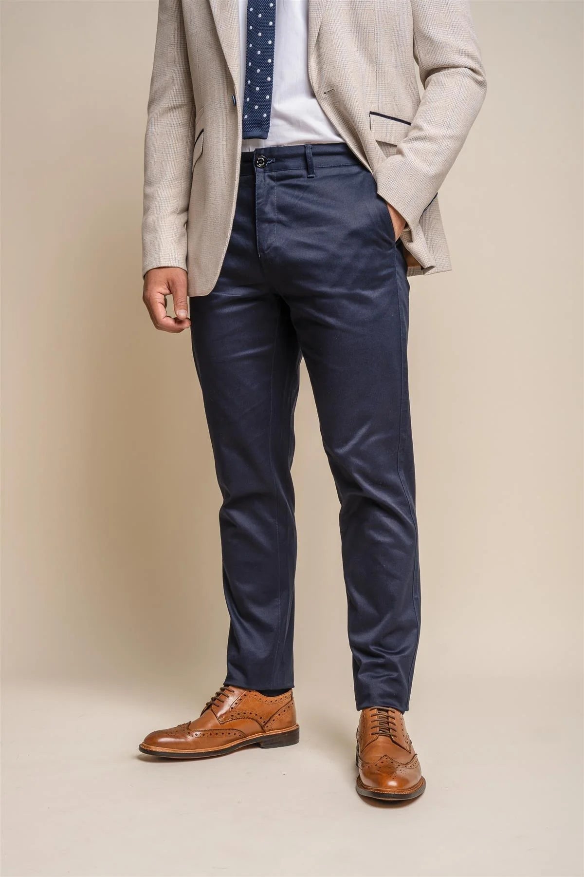 Navy jacket and chinos discount
