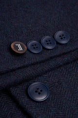 Thomas Navy Tweed Three Piece Suit