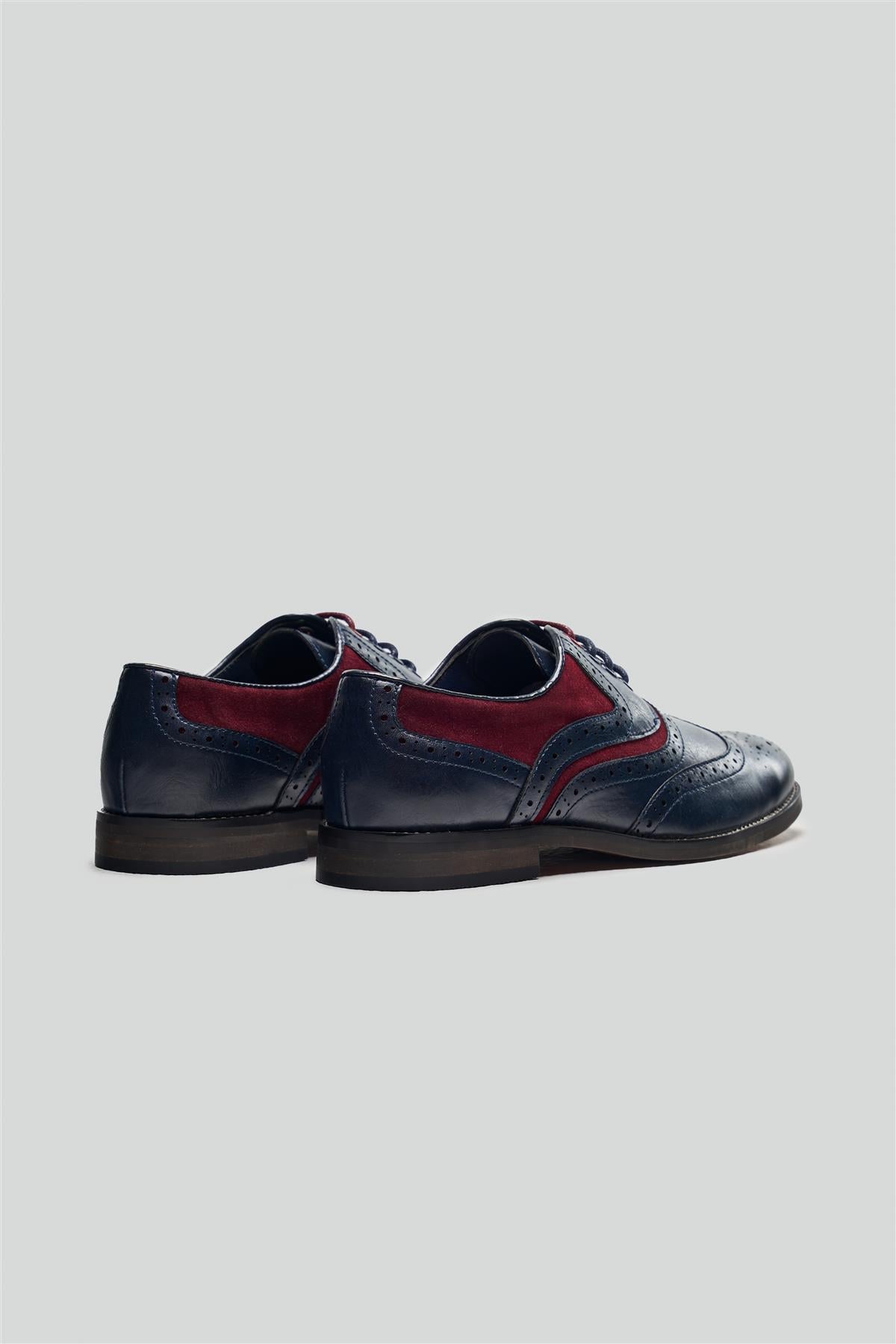 Russel Boys Navy Red Shoes 1