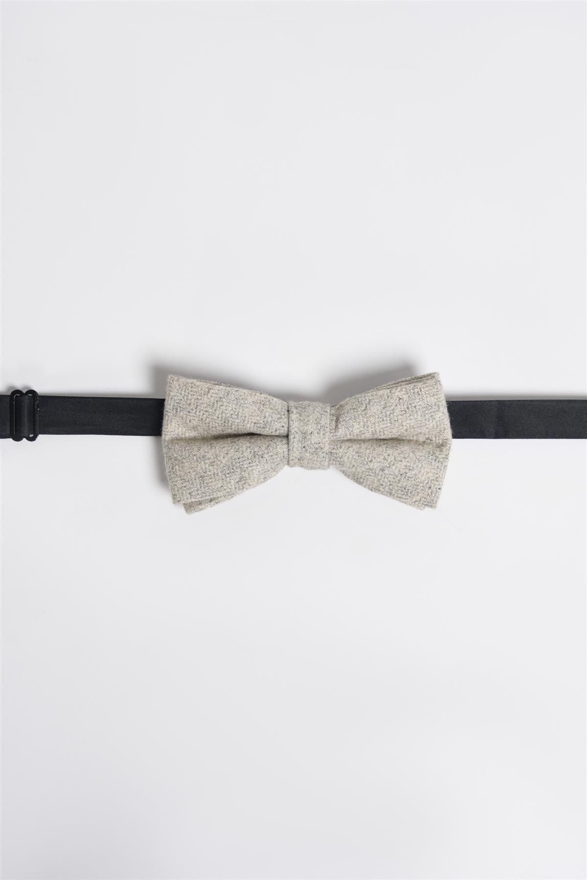 Martez Bow Tie Set light Grey