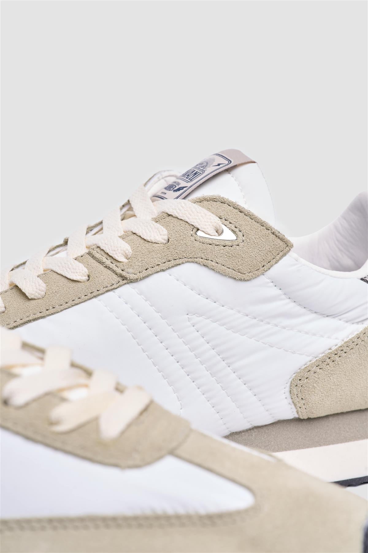 International Runner Cream Lightweight Nylon Trainer