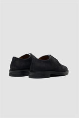 Pedro Waxy Black Leather Plain Shoe
