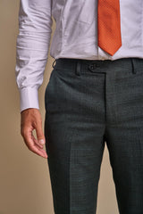Caridi Olive Trouser Front Detail