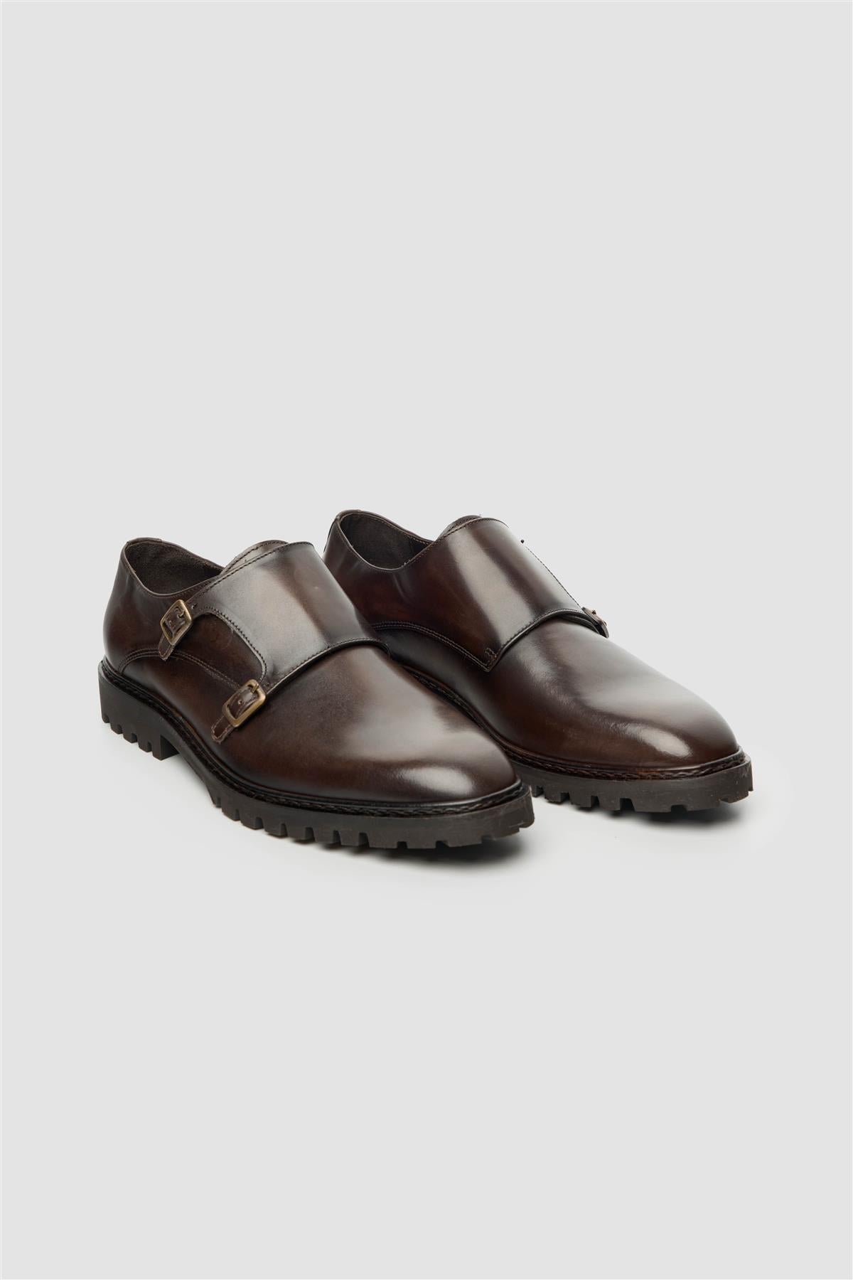 Freddie Monkstrap Portuguese Leather Shoes