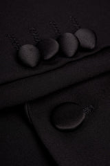 Malibu Peak Lapel Black Tux Blazer