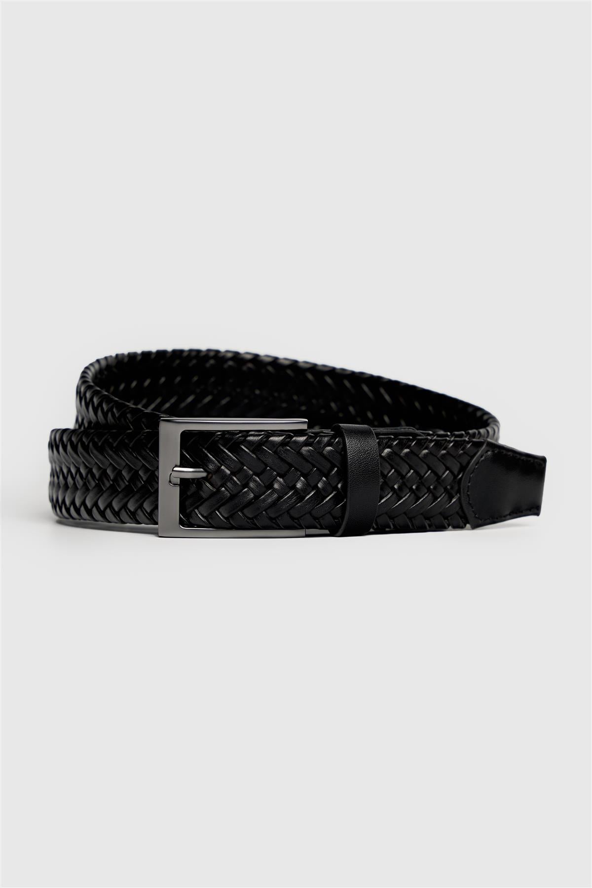 BT08 Woven Leather Belt