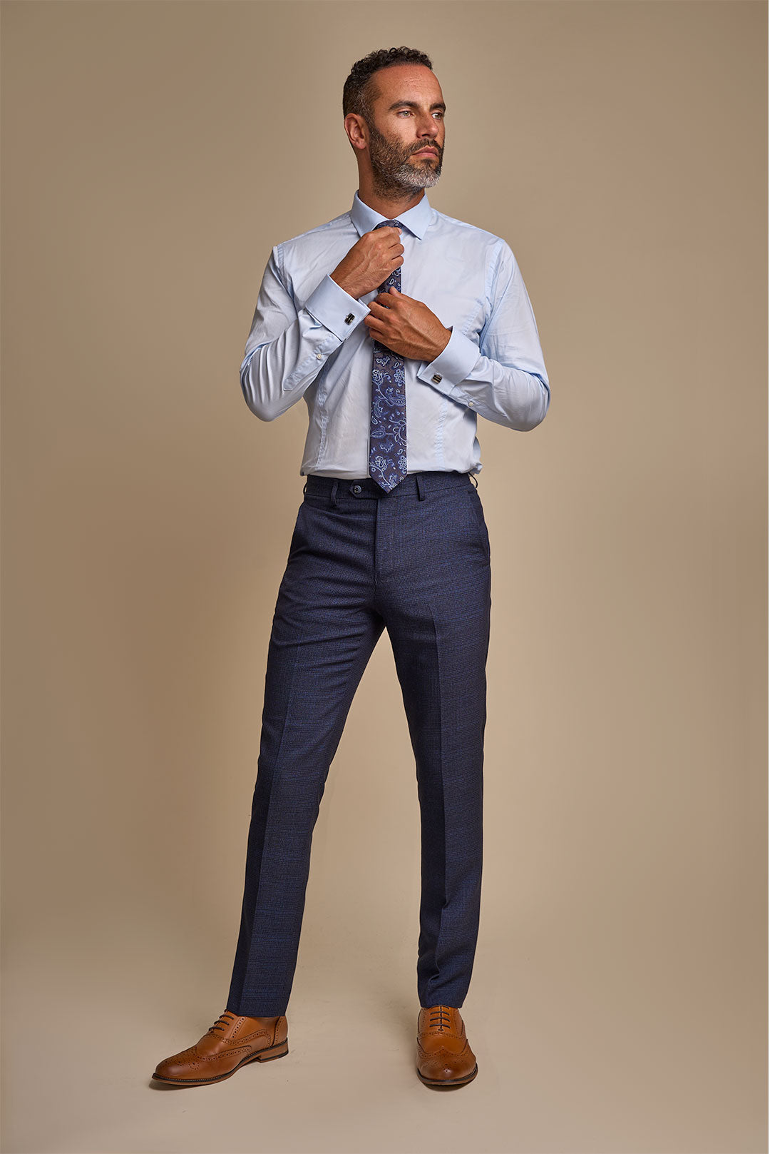 Caridi Navy Trousers