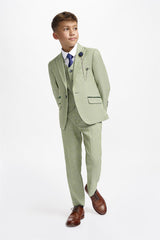 Boys Caridi Sage Suit Front