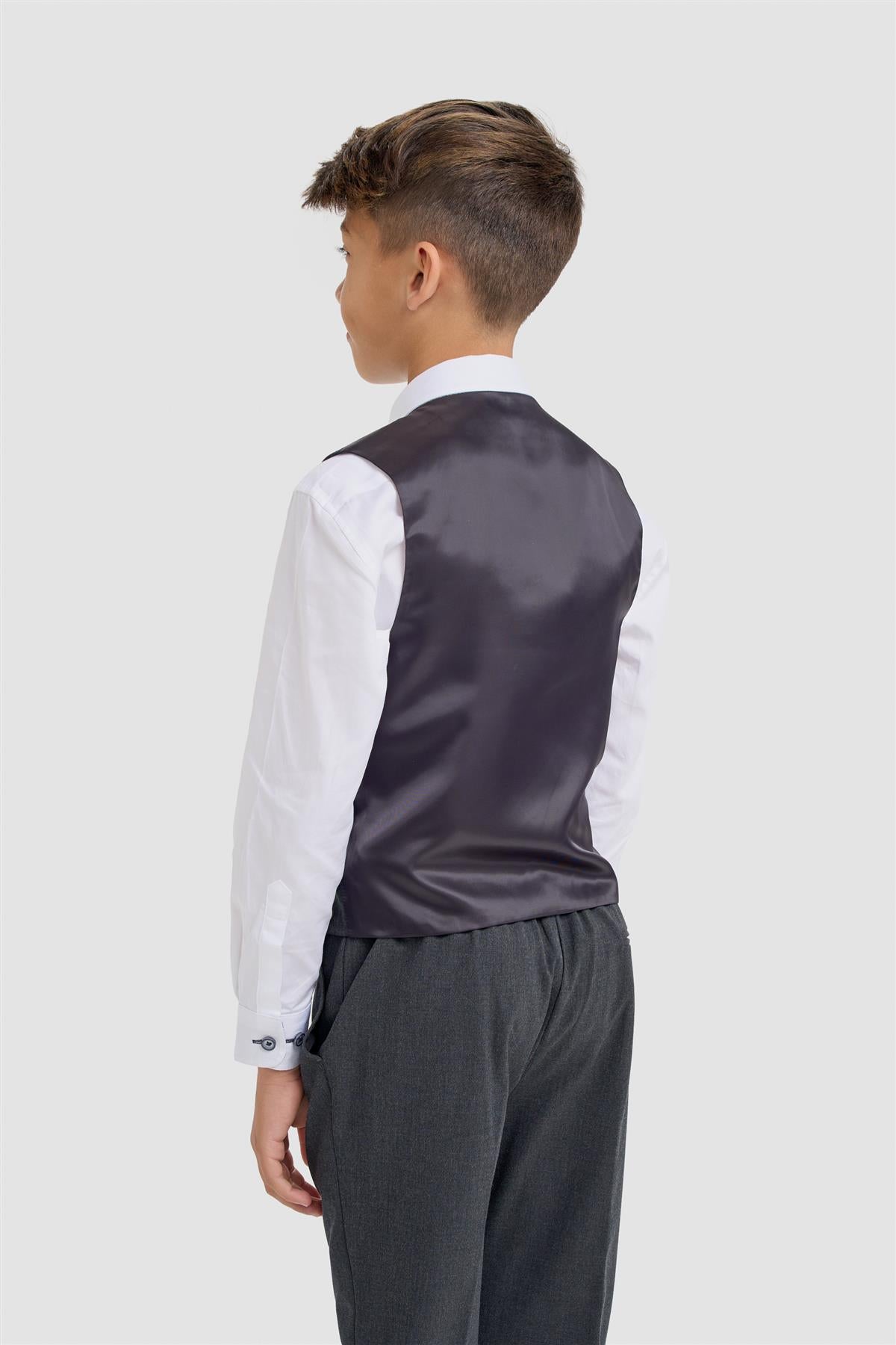 Boys Malibu Charcoal Suit