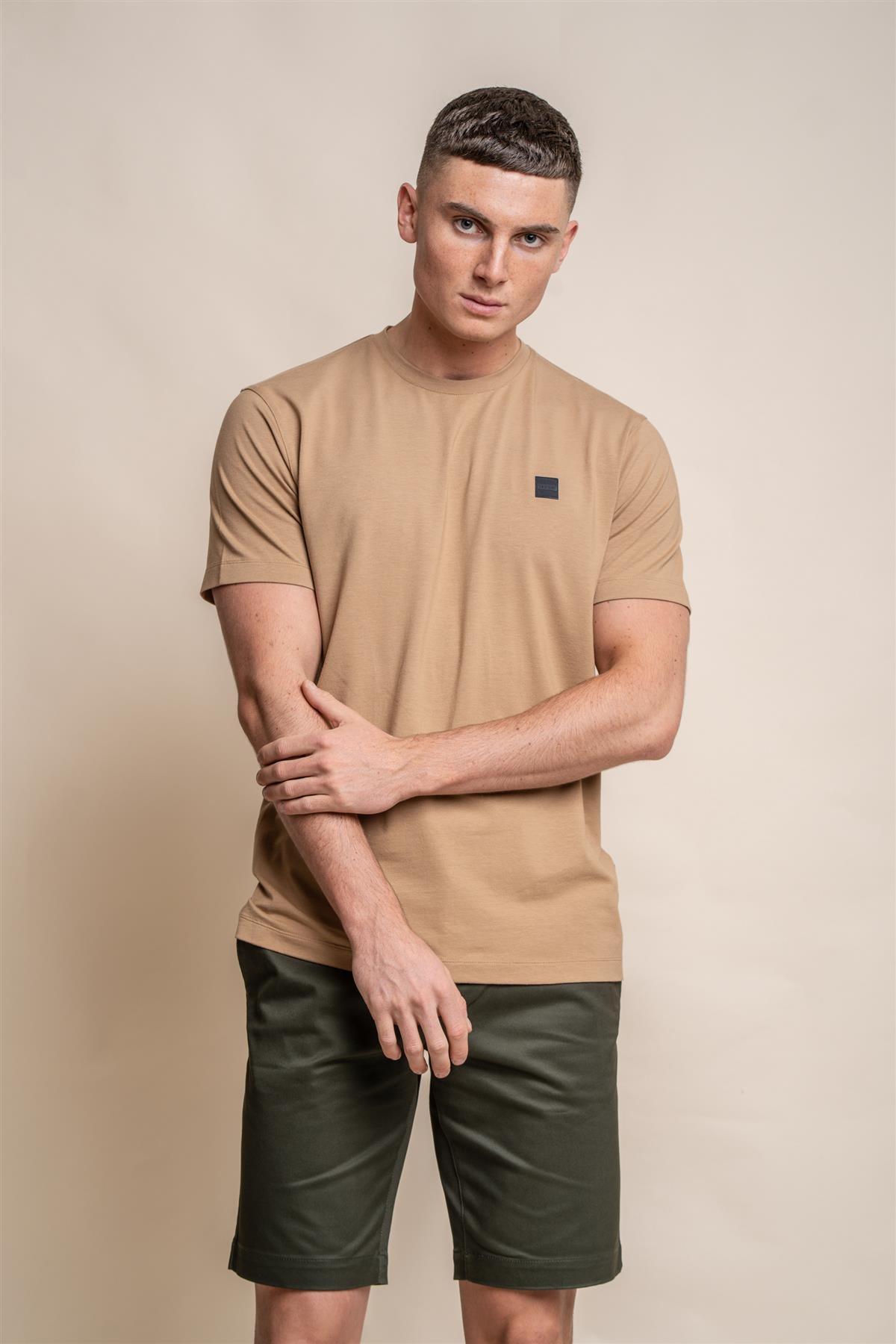 Bogart sand T-shirt front