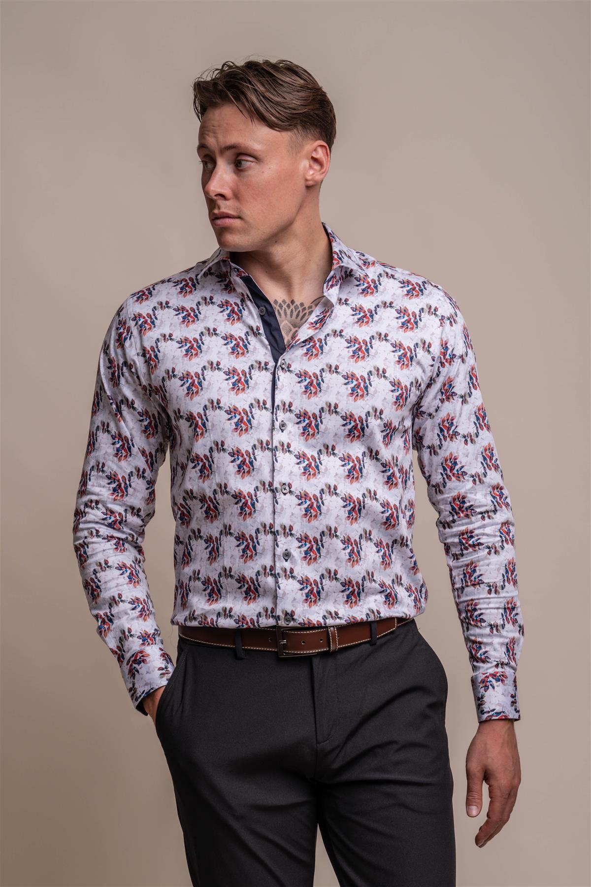 Genoa Print Shirt front