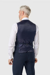 Thomas Navy Tweed Three Piece Suit