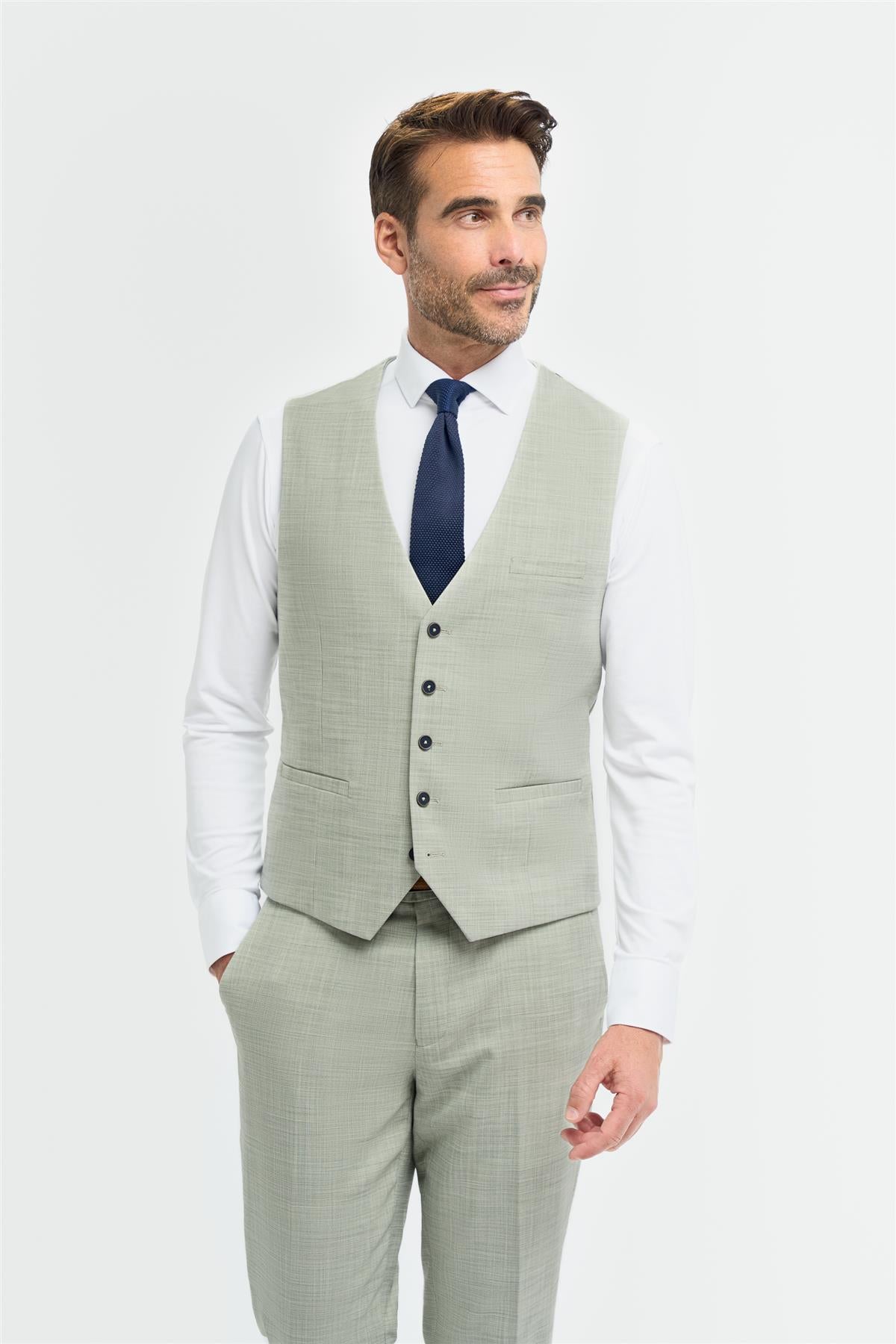 Camden Sage Three Piece Suit