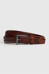BT08 Woven Leather Belt