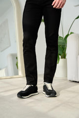 International Runner Black Lightweight Nylon Trainer