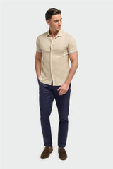 Matera Taupe Short Sleeve Shirt