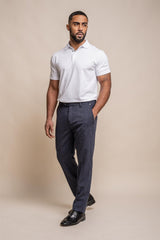 Tokyo navy trouser front