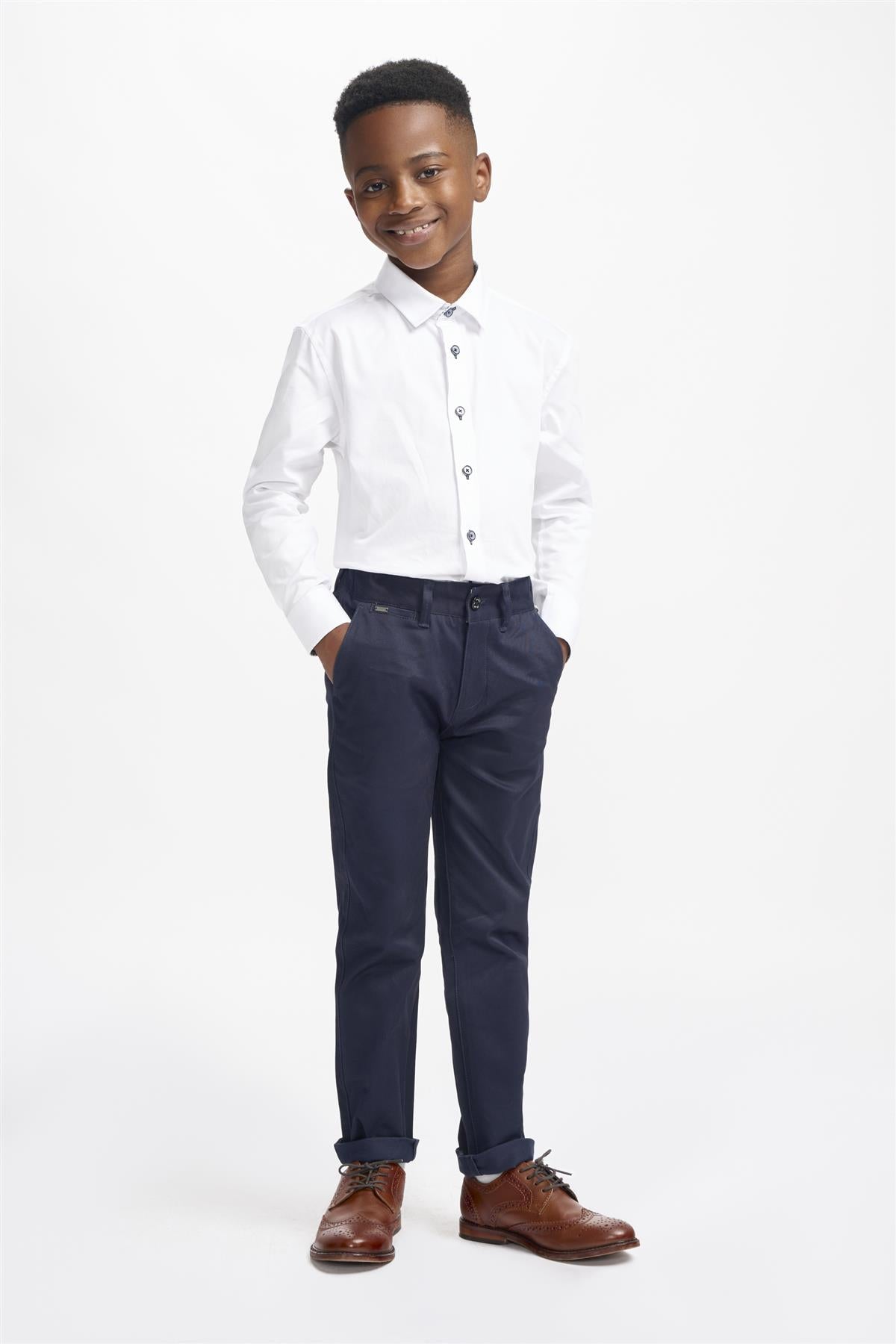 Boys Dakota Chinos Navy