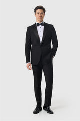 Malibu Notch Lapel Black Tux Blazer