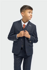 Boys Torino Navy Suit