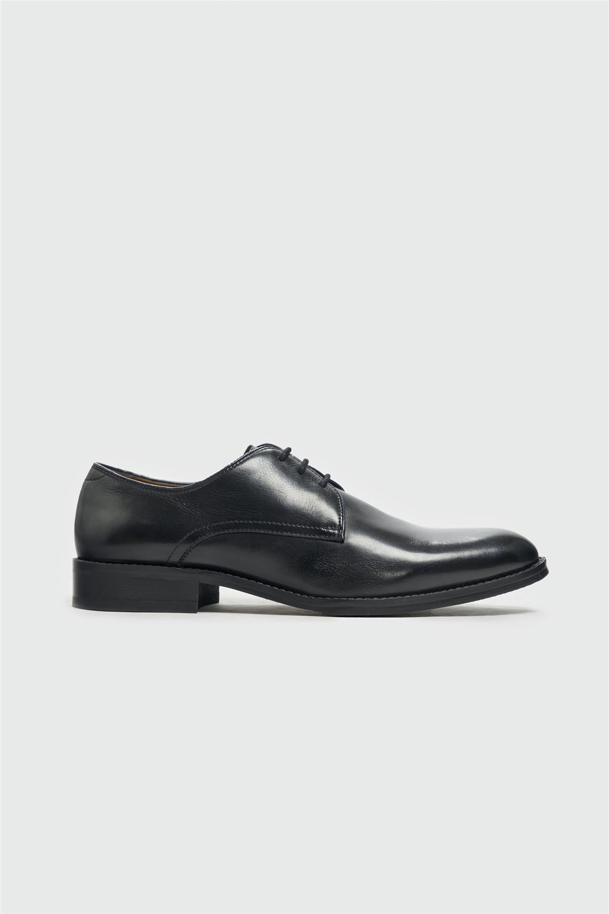 Taylor Black Leather Shoe