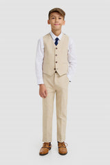 Boys Camden Beige Suit