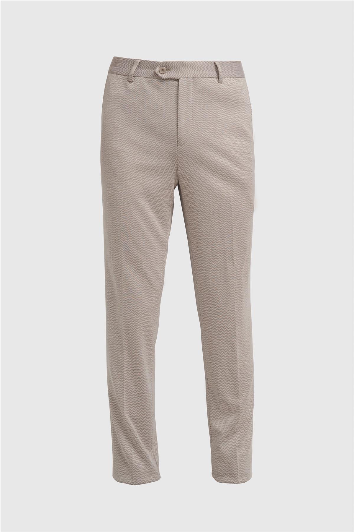 Vasco Beige Two Piece Suit