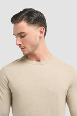 Savio Sand Lightweight Crew Neck Jumper